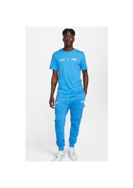 Sportswear Standard Issue Fleece Cargo Erkek Eşofman Altı Mavi FN5200-435
