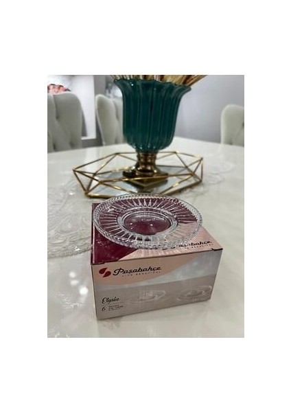 Yeni? 12 Parça Elysia Çay Seti 6 Adet (54771) Elysia Çay Tabağı / 6 Adet (42901) Çay Bardağı fırsatları