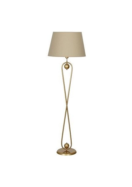 Forever Statik Eskitme Mat Gold Metal Lambader