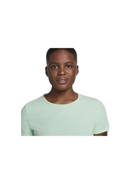 One Luxe Dri-Fit Kadın Yeşil Antrenman Tişört DD4921-379 modelleri