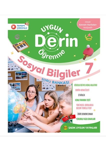 7. Sınıf Sosyal Bilgiler Derin Öğrenme Soru Bankası