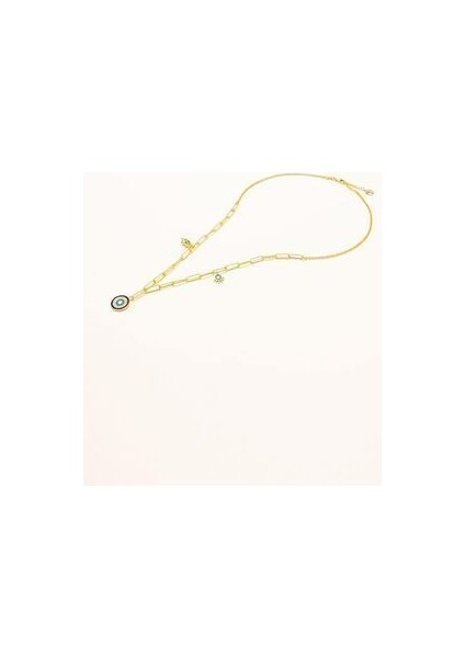 Nazar Boncuğu Charm Zincir Kolye Shine fiyatları