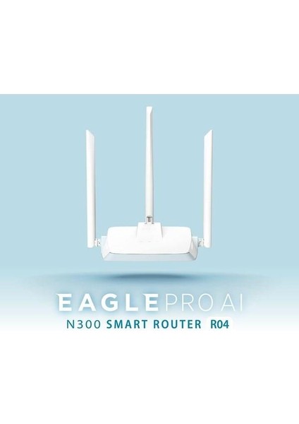 D-Lınk R04 N300 2.4ghz Mesafe Genişletici Ev Ofis Tipi Router Yapay Zeka Destekli