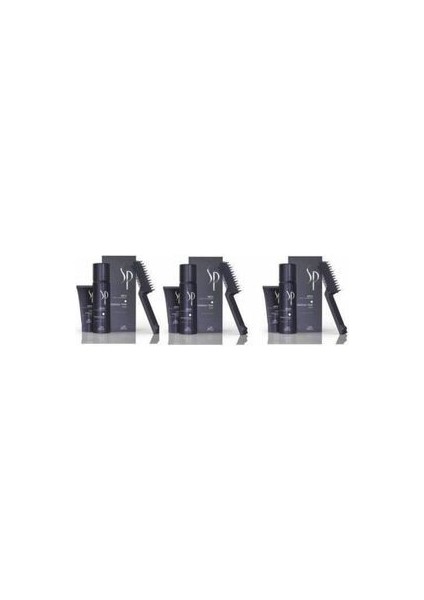 Sp Men Perfect Haır Pigment Mousse Gradual Tone Black 3 x 60 ml