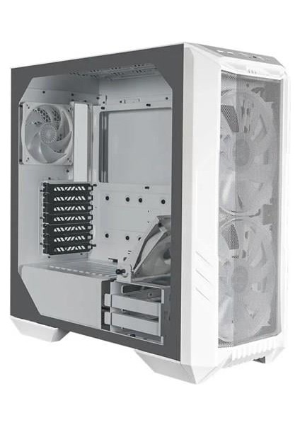 Coolermaster 1200W 80+ Gold HAF500 Tg H500-WGNN-S00 Gamıng E-Atx Pc Kasası Beyaz