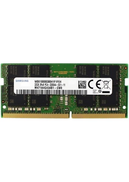 32GB DDR4 3200MHZ NOTEBOOK RAM VALUE 471A4G43ABM1-VWE