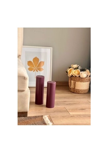 2 Li Mor Büyük Blok 25 Cm ve 30 cm kokulu fırsatları