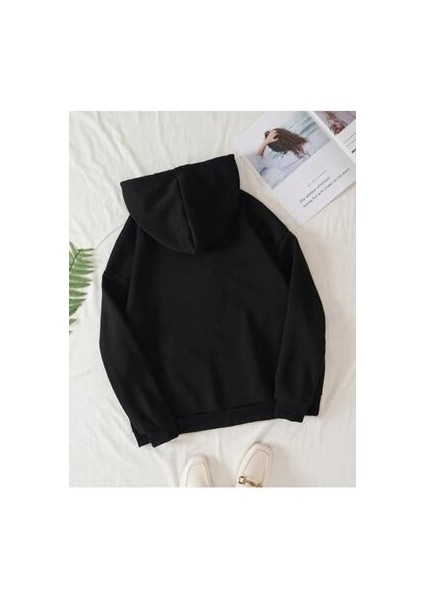 Unisex Siyah Oversize Sweatshırt Start fiyatları