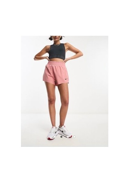 Dri-Fıt Running Division Yüksek Belli 8 cm Slip Astarlı Cepli Kadın Koşu Şortu Ndd Sport