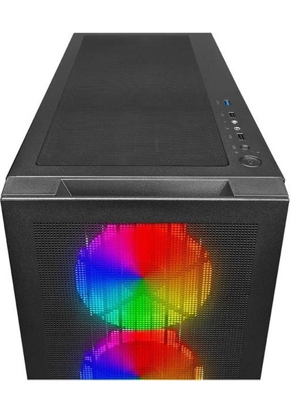 VK-G4306S 4-Argb Fanlı Gamıng Mıd-Tower Pc Kasası 360MM Sıvı Soğutucu Desteği indirimleri