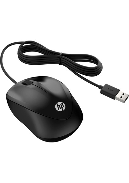 4QM14AA Siyah Kablolu Optik Mouse 1200 Dpı 1,5mt Kablo Uzunluğu