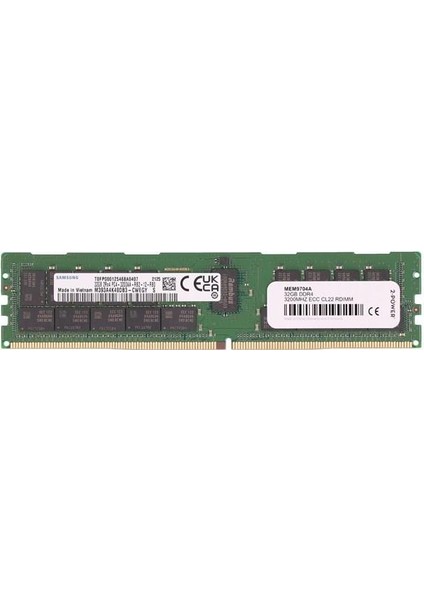 32GB Ddr4 3200MHZ 2rx4 Rdımm Sunucu Ram  AB257620