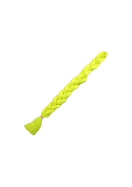 Afro Örgüsü ve Rasta Için Sentetik Saç / Neon Sarı