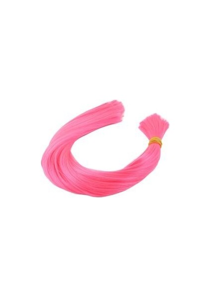 Pembe Çok Renkli Sentetik Boğumlu Saç / 1kg