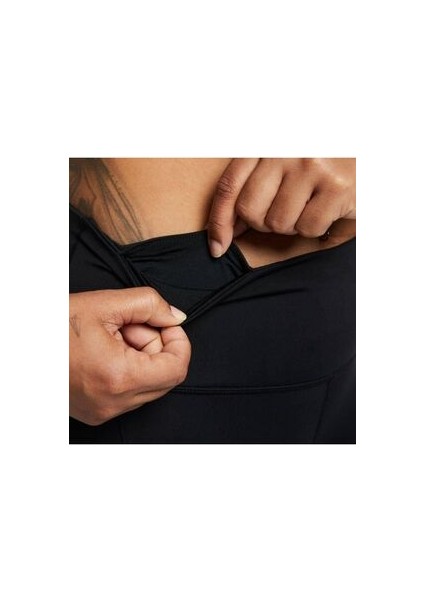 Dri-Fit Air Fast Mid Rise 7/8 Kadın Siyah-Beyaz Tayt DX0298-010 fırsatları