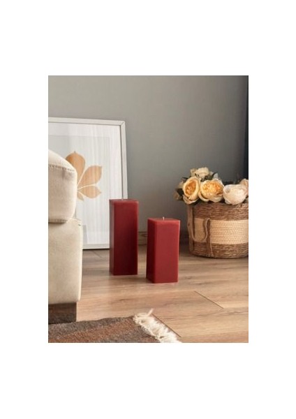 2 Li Kare Set Mum Kokulu Büyük Blok Mum fırsatları