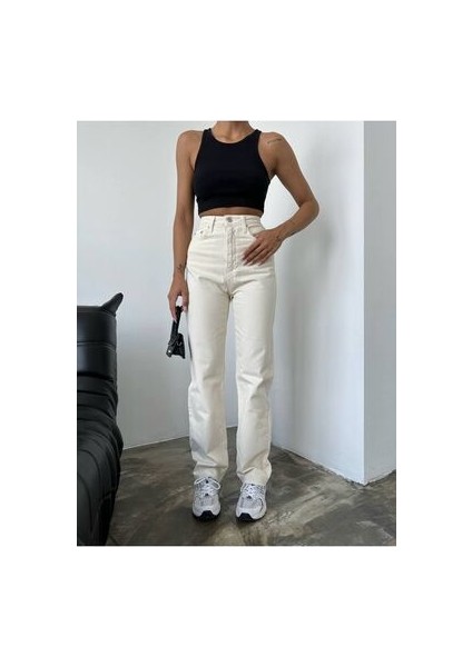 Penolope Kadın Krem Kot Pantolon modelleri