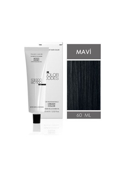 Cream Color Saç Boyası Mavi 60ML