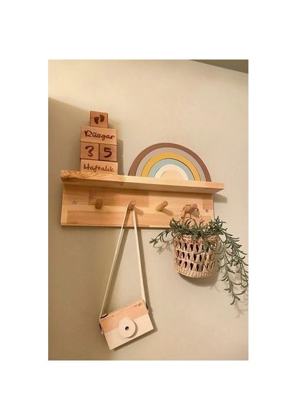 Çok Amaçlı Sepet / Askı Sepet Dekoratif Hasır Sepet / Duvar Sepet 10X10CM