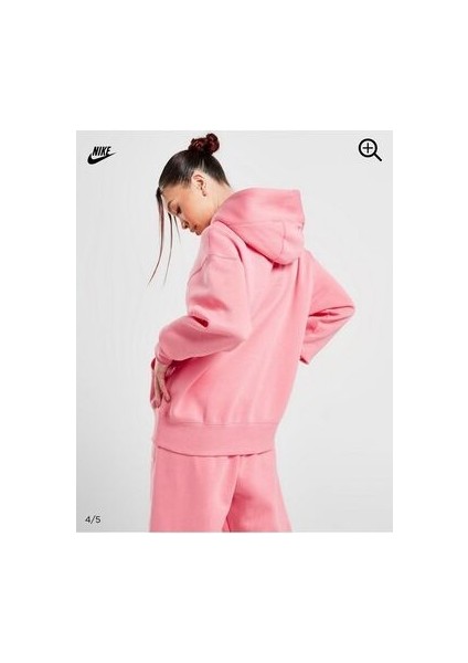 Sportswear Phoenix Fleece Oversized Full-Zip Hoodie Pembe Kadın Sweatshirt DQ5758-611 indirimleri