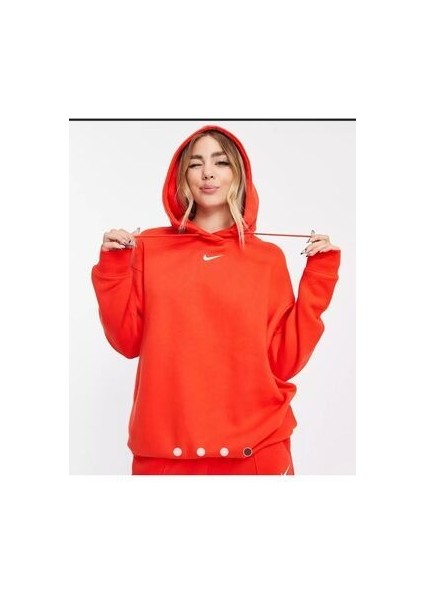 Sportswear Phoenix Fleece Pullover Hoodie Turuncu Kadın Sweatshirt DQ5860-633