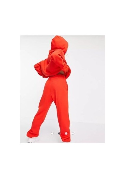 Sportswear Phoenix Fleece Pullover Hoodie Turuncu Kadın Sweatshirt DQ5860-633 modelleri