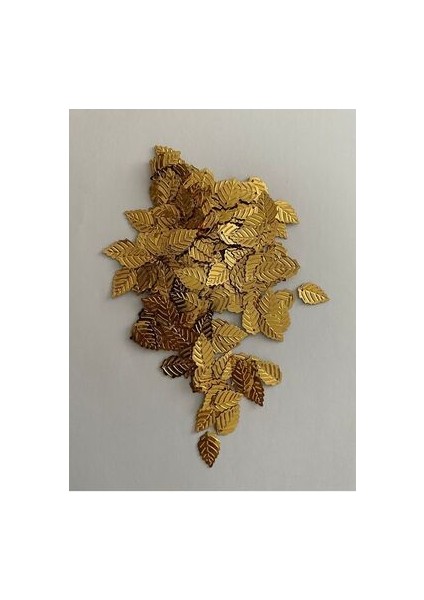 Halay Mendili Yaprak Pul Gold 20 gr Takriben 300 Adet