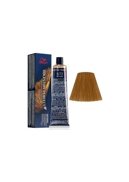 Koleston Perfect Me+ 8/73 Perfect Haır Deep Browns Permanent Hair Dye 60 ml GKHAİR266