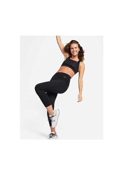 Go Firm-Support Mid-Rise Cropped Training Kadın Tayt DQ5908-010 fiyatları