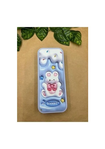 Sanrio Kawaii Çift Hazneli Kalemlik Sert Yüzeyli Baskılı Kalemlik Okul Öncesi Hediyelik Yeni Model