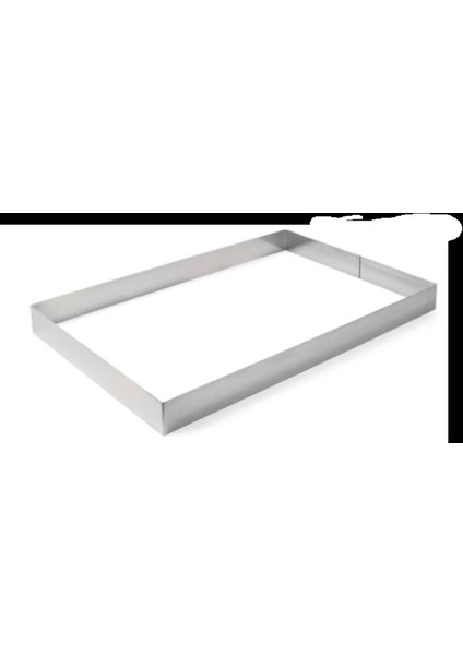 Dikdörtgen Pasta ve Browni Kalıbı H:4 cm 58X38 cm