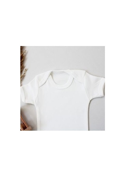 Unisex Bebek Teyzem Birtane Kişiye Özel Baskılı Organik Kısa Kol Badi fırsatları