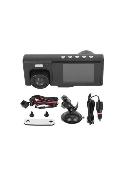 3 Kameralı Araç Içi Kamera Kayıt Cihazı 3 Lens Cardvr Dash Cam Ön Iç Ve Geri Görüş Kamerası fiyatları