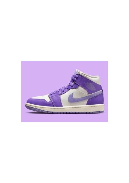 Air Jordan 1 Mid Sneaker Kadın Ayakkabı BQ6472-504