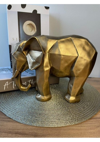 Altın renk prizma formda polyester biblo, dekoratif ve hediye seçenekleri fiyatları