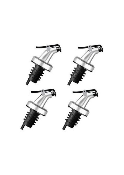 4 Adet Yağdanlık Tıpası Damlatmaz Şişe Ucu Dökme Ağızlığı Yağlık Sirkelik Sızdırmaz