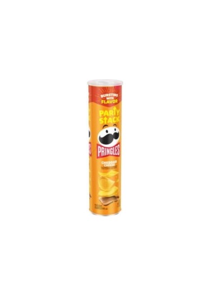 Prıngles Cheddar Cheese Naturally Flavored Party Stack 203 gr