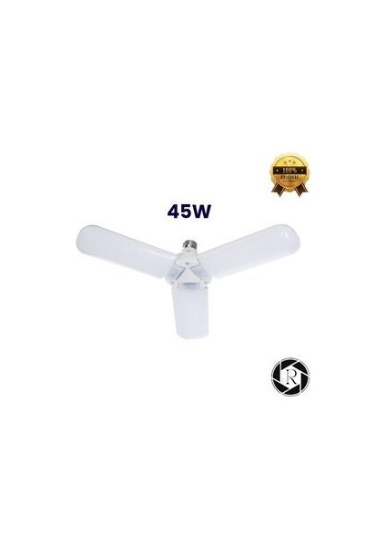 Katlanabilir 3 Kollu Pervane LED Ampul 42W Tasaruf LED Ampul fiyatları