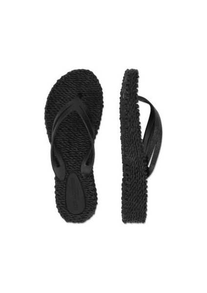 Black CHEERFUL13 - Siyah Platformlu Parmak Arası Terlik fiyatları