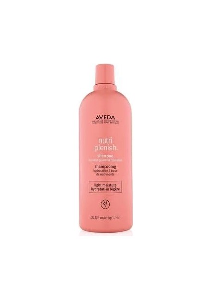 Nutriplenish Shampoo Light Hafif Düzeyde Nem Sağlayan Şampuanaveda 1000 ml