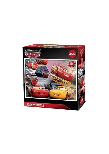 Puzzle 100 Parça Cars