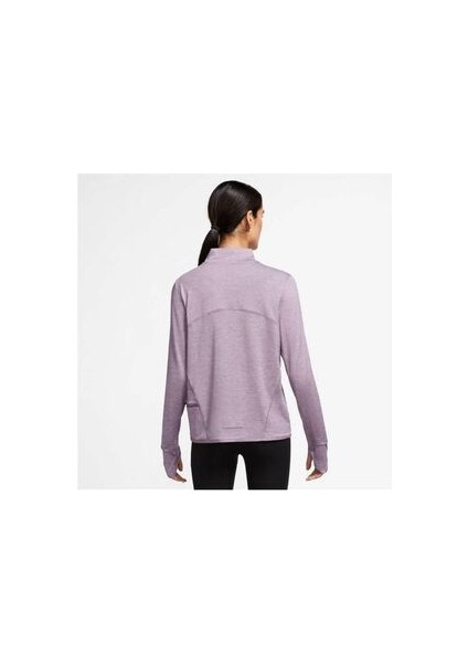 Dri-Fit Swift Element Uv 1/4-Zip Running Long-Sleeve Kadın Koşu Üst FB4316-536
