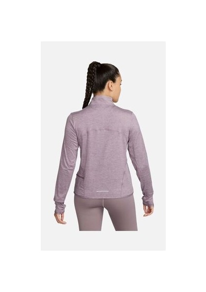 Dri-Fit Swift Element Uv 1/4-Zip Running Long-Sleeve Kadın Koşu Üst FB4316-536