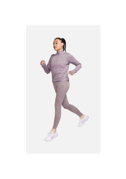 Dri-Fit Swift Element Uv 1/4-Zip Running Long-Sleeve Kadın Koşu Üst FB4316-536