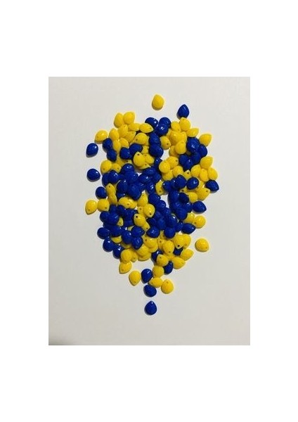 Örgü El Işleme Plastik Gözyaşı Damla Boncuk. 25GR. 195 Adet