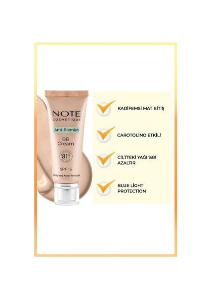 Anti-Blemish Bb Cream Skin Brightening Acne Prone Skin 02 GKHAİR1242