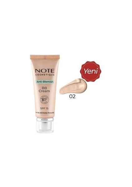 Anti-Blemish Bb Cream Skin Brightening Acne Prone Skin 02 GKHAİR1242