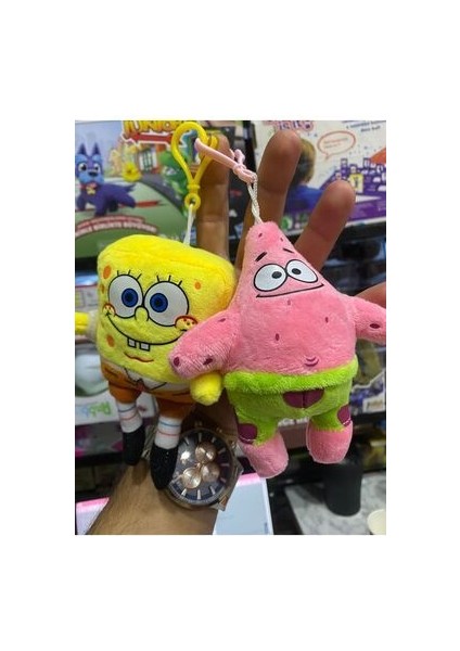 Sünger Bop ve Patrick Ikili Peluş Gerçekçi Görünümlü Aksesuar Set fiyatları