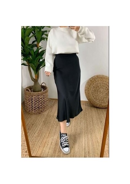 Siyah Saten Etek Bol Kesim( Lütfen Çıklamayı Okuyun) indirimleri