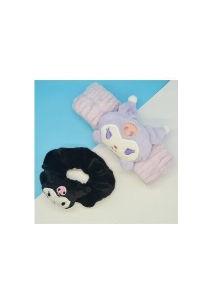 1 Adet Sevimli Saç Bandanası Kuromi Peluş Saç Bandanası Ithal Ürün